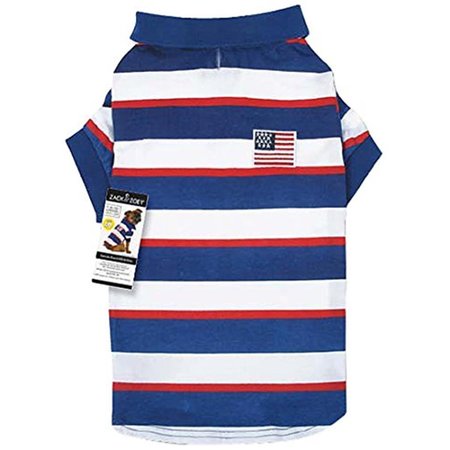 IKARIA Ikaria UM5784 16 SPF40 Patriotic Pooch Polo Shirt - Medium UM5784 16